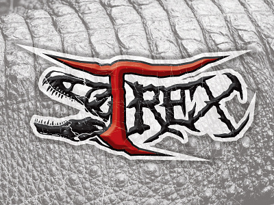 Toyota Tundra T-Rex automotive dinosaur logo skeleton t rex truck