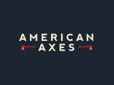 American Axes america axe axe throwing axes badge branding concept logo logodesign national park sanserif sign target trees vector