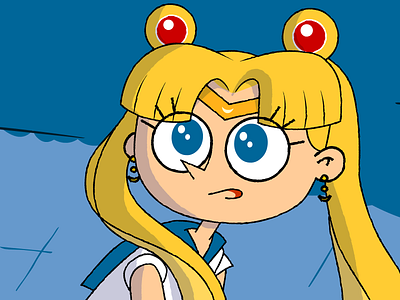 Sailormoon redraw 2d adobe animate character flash illustration