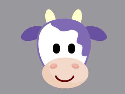 Milka cow cow emoticon expression milka purple