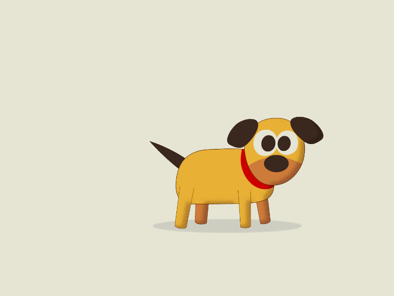 Little dog 2d animate animation cartoon dog flash poop