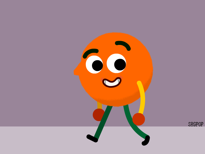 Ball and legs 2d animation ball cartoon cycle flash walk