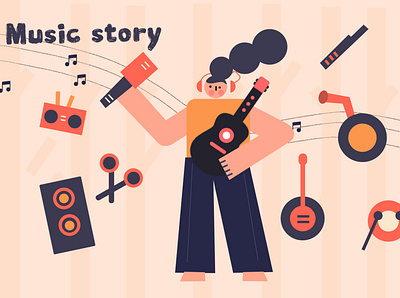 music illustration