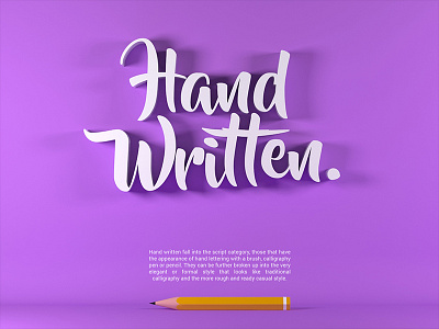 The Typo Story | Hand written