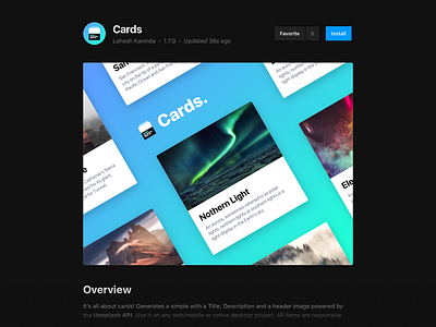 Cards - Framer X component