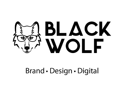 Black Wolf artist black black wolf brand design design studio digital freelancing graphics the black wolf designs typography wolf