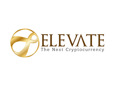 Elevate Logo black wolf branding crypto currency design elevate graphics design icon infinity logo mnemonic