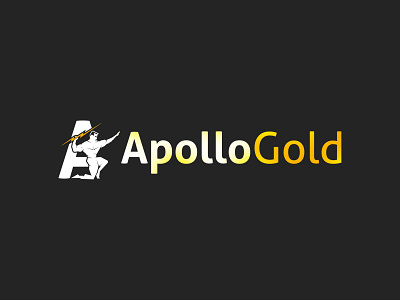 Apollo Gold adobe illustrator apollo gold black wolf creative logo design thunder