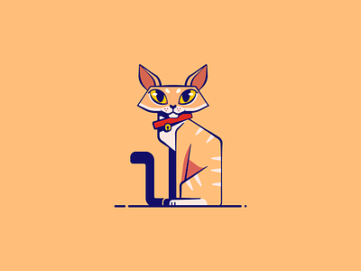 Cat illustration cat design illustration vector