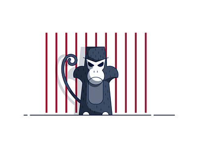 Monkey ape design challenge illustration monkey quick