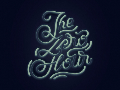 The Zero Hour apparel brand clothing design graphic hour illustration lettering print type typography zero