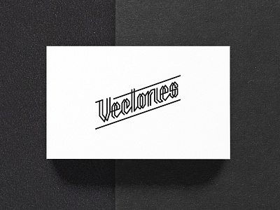 Vectories Logo brand card geometric lettering letters logo logotype mark sign type typography vectories