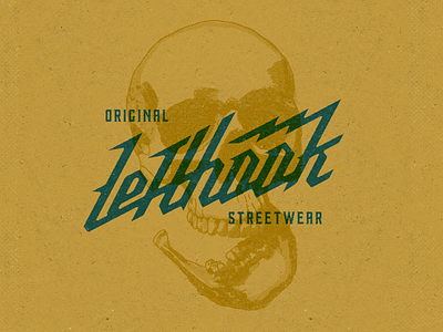 Lefthook Streetwear branding design graphic illustration lettering logo logotype retro typography vintage