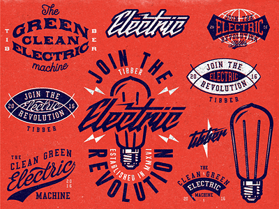 Join The Rvltn! branding design graphic illustration lettering logo logotype retro typography vintage