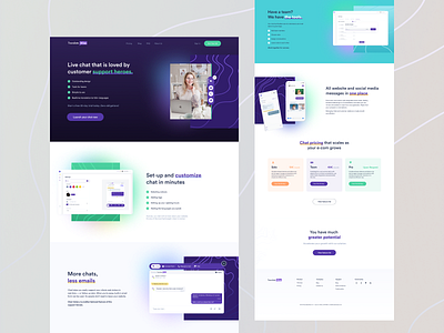 Website Design for Chatbot Web Application by Denys A☘️ on Dribbble