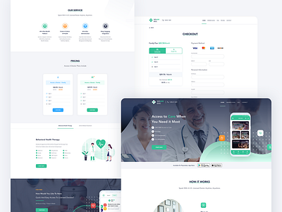 GoLiveDoc Medical Project checkout form checkout page clean doctor app doctor appointment doctor logo medic medical app medical design medicine app mobile app ui mockup payment