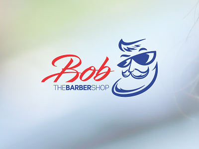 Bob The Barber barber shop brand identity daily logo challenge illustration logo design vector art