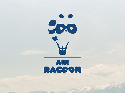 Air Racoon brand identity daily logo challenge illustration logo design racoon vector art