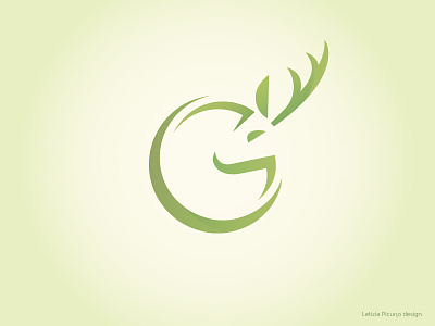 G-Deer logo brand identity deer illustration letter logo logo design vector art