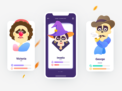 Joker Witch and Detective app character coco emoji mobile