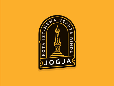 Jogja City Badge Exploration badge badge design badge logo city badge illustration indonesia jogja landmark logo logo design monument tugu jogja yogyakarta