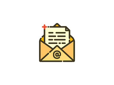 Email email flat line icon letter mail messaging notification uiux