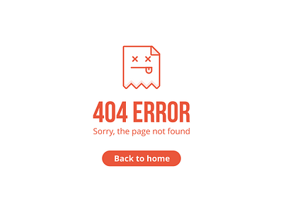 404 Error 404 error home icon ui ux web