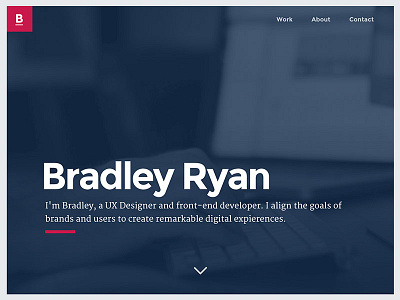 Bradley Ryan Portfolio portfolio web design