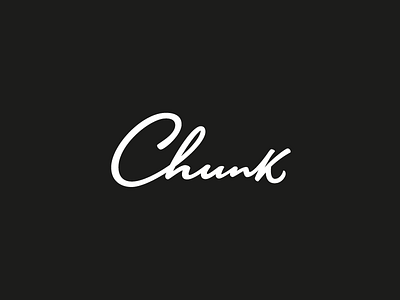 Chunk brush cafe calligraphy custom hand lettering restaurant retro script type typography