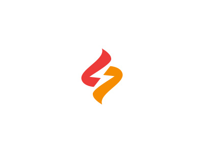 Strict bolt electric electricity fire flame lightning logo mark monogram s sign symbol