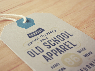 Old School Apparel apparel font graphics label lettering retro shirt tee textured type typeface vintage