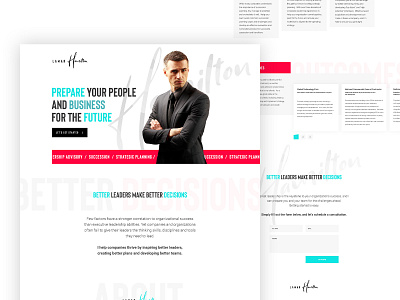 Consultation design desktop ui ux web design website