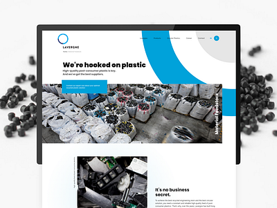 Lavergne Inc. business design desktop hp plastic recycle ui ux web design website