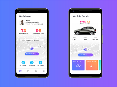 Vehicle Fleet Management app