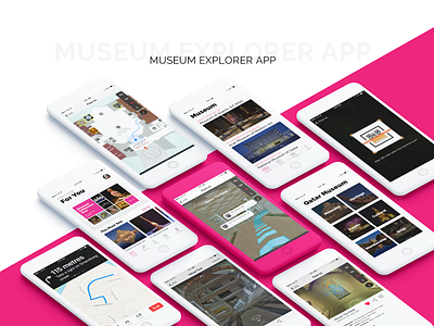 Museum Explorer App museum user experience user interface