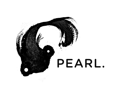 Pearl Logo brand branding brush fish goldfish gotham rounded identity identity system logo logo design pearl photoshop tea