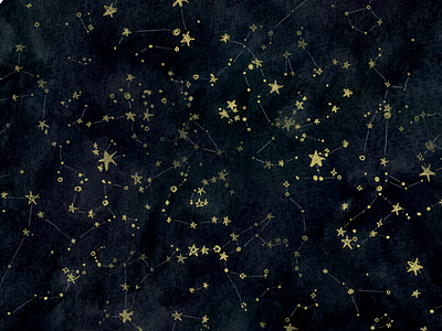 Constellation Background constellation digital illustration galaxy illustration space stars watercolor