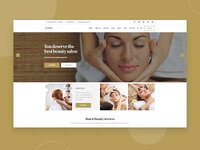 Beauty Salon beauty beauty care beauty landing page beauty salon beauty website cosmetics cosmetics website etalon health and wellness landing page makeup website multipurpose webdesign website website design wellness wellness center wordpress wordpress theme