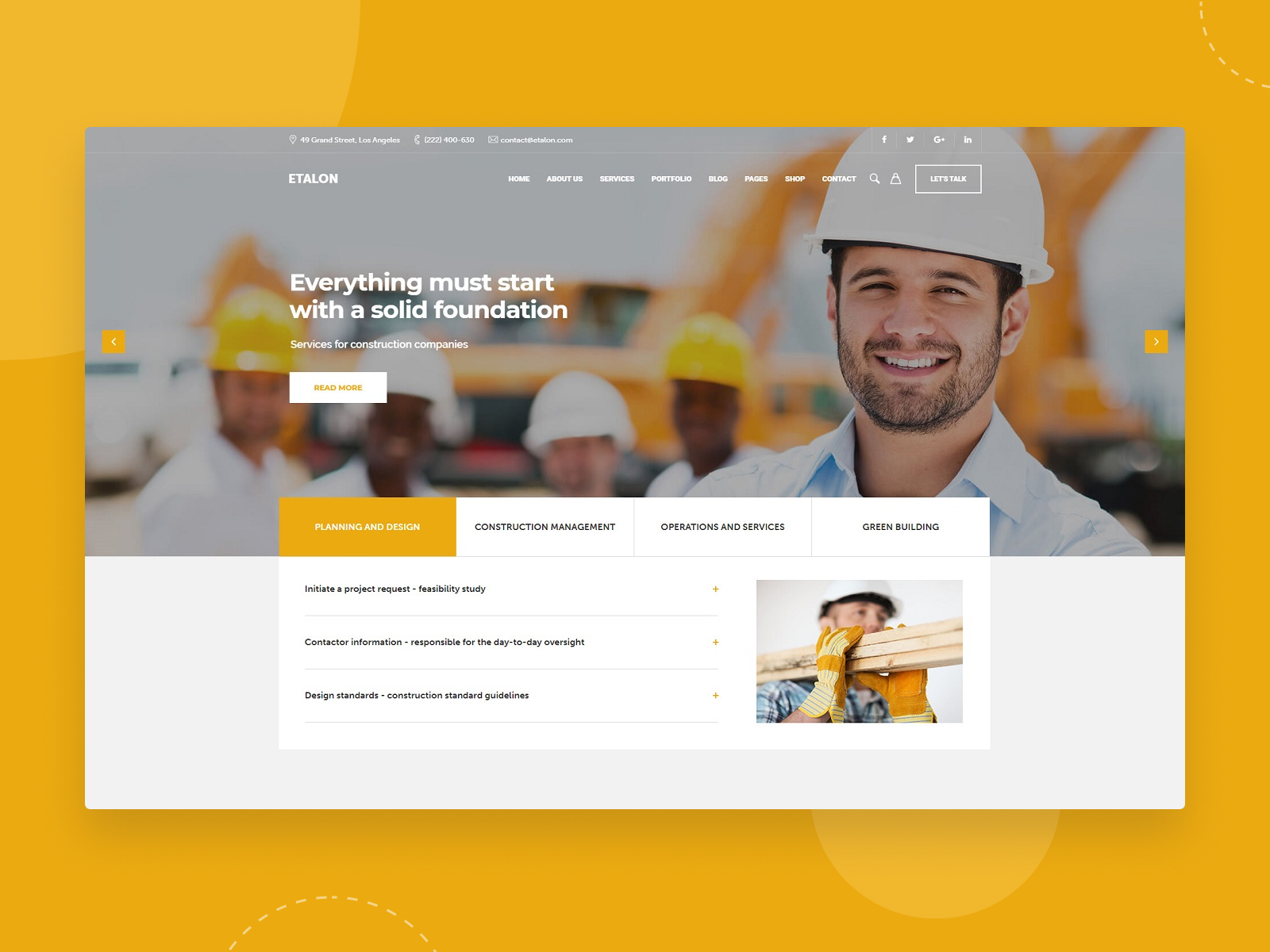 Construction by KeyDesign Themes on Dribbble