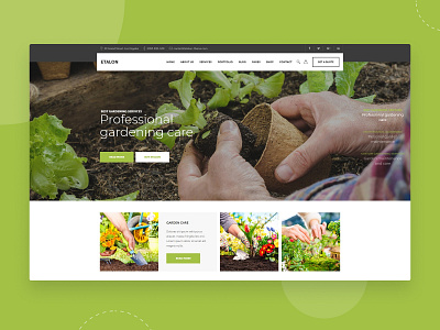 Gardener etalon gardener gardening groundskeeper landing page landscape lawn services multipurpose webdesign website website design wordpress wordpress theme