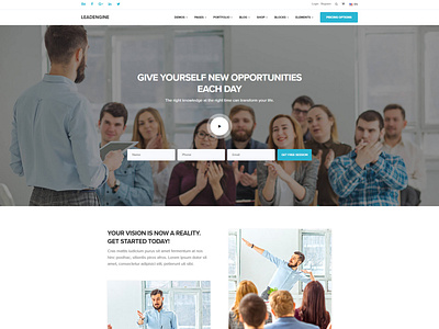 Coaching coaching coaching website landing page leadengine life coach life coaching life coaching website multipurpose startup webdesign website website design wordpress wordpress theme