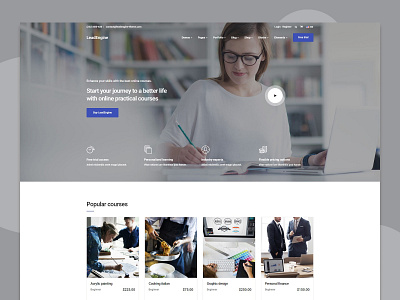 Education e learning education education website elearning landing page leadengine learning multipurpose online courses startup webdesign website website design wordpress wordpress theme