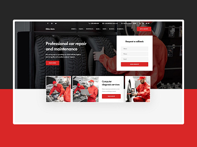 Auto Service auto care auto mechanic auto repair auto service car mechanic car repair car repair shop ekko landing page mechanic mechanic website multipurpose webdesign website website design wordpress wordpress theme