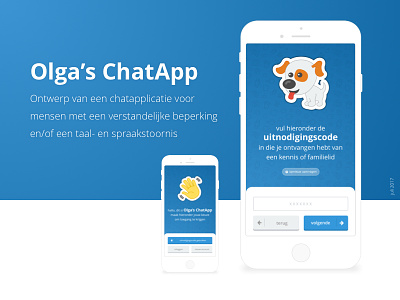 Design Olga's ChatApp app design login onboarding sign up