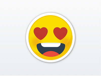 Picto - In love emoji emoticon in love picto