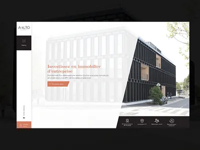 Fonciere Aalto design ui ux webdesign website wordpress