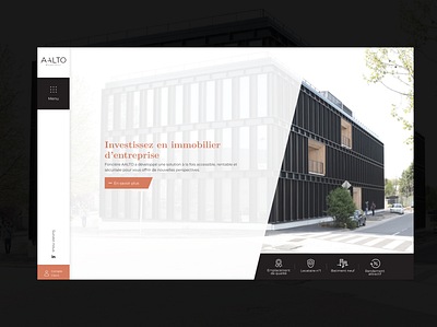 Fonciere Aalto design ui ux webdesign website wordpress