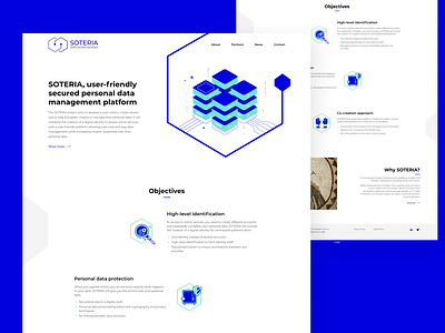 SOTERIA, webdesign european project