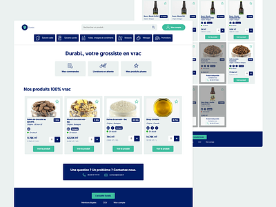 E-commerce B2B DurabL b2b design ecommerce ui ux webdesign website
