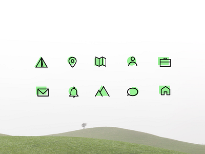 icon set - dailyUi 055 daily ui challenge dailyui dailyui055 icon set icons travel